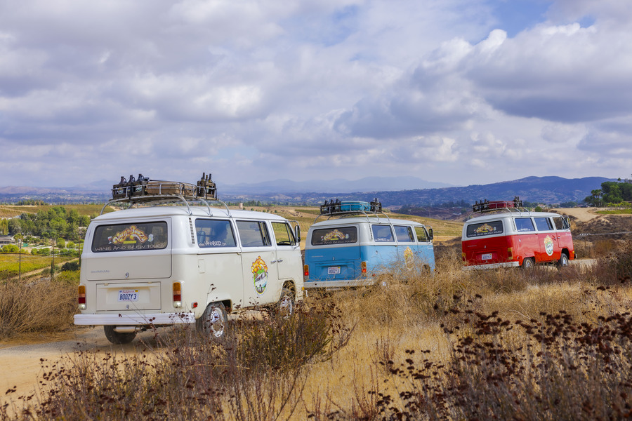 can you make a very short description of "temecula's vw bus tour" Temecula's VW Bus Tour offers a fun and nostalgic way to explore the region's stunning wineries and scenic landscapes. Cruise in a classic VW bus, enjoy wine tastings, and experience the charm of Temecula in style.